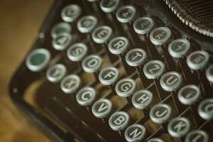 Typewriter Closeup